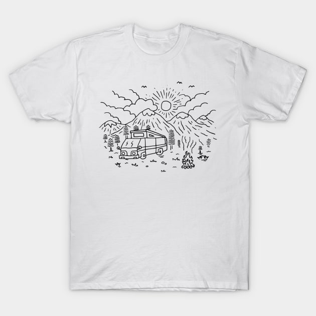 Wander (for Light) T-Shirt by quilimo